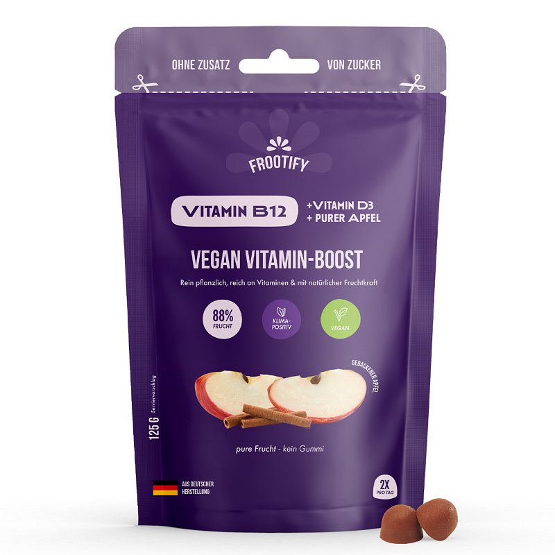 Pro Vegan Vitamin-Boost Frooties B12&D3 (125 g)