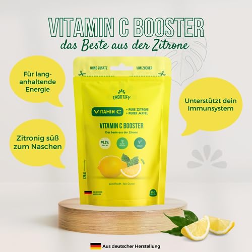 Vitamin C Booster aus purer Frucht ohne Zusatz von Zucker (125 g)