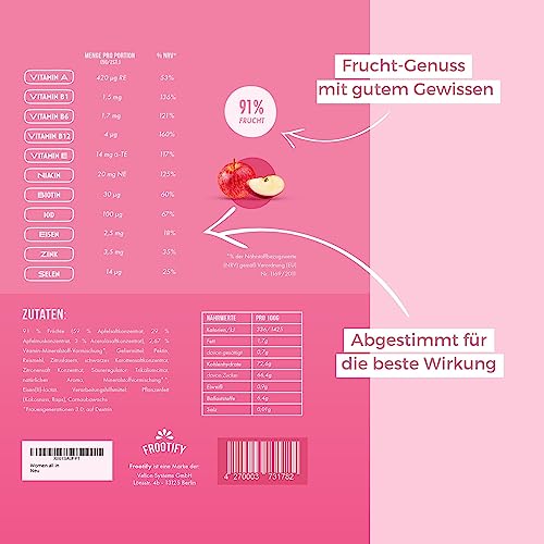 Women All In aus purer Frucht mit Biotin, Zink & weiteren Hautvitaminen (125g)