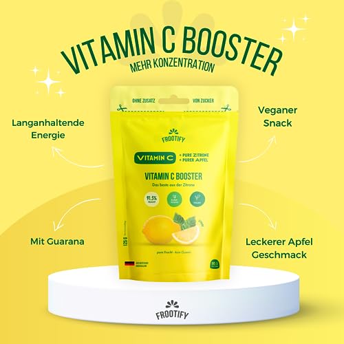 Vitamin C Booster aus purer Frucht ohne Zusatz von Zucker (125 g)