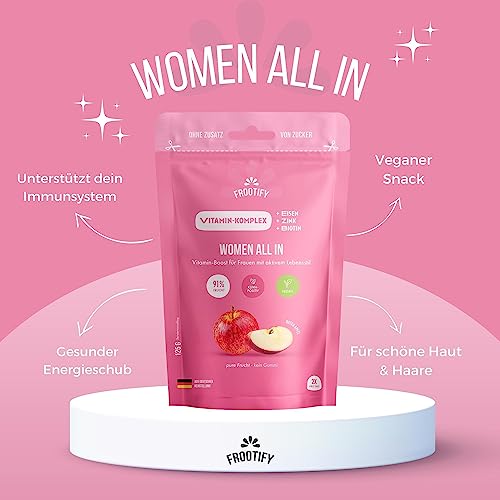Women All In aus purer Frucht mit Biotin, Zink & weiteren Hautvitaminen (125g)
